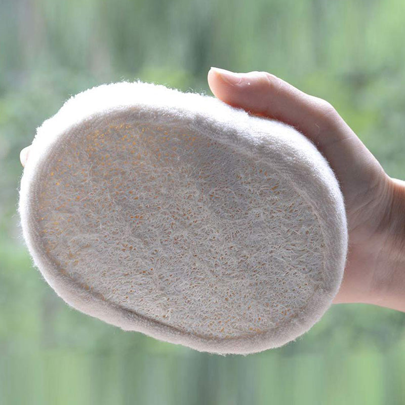 Natural Loofah Sponge Bath Towel Exfoliating Massage Bath Brush