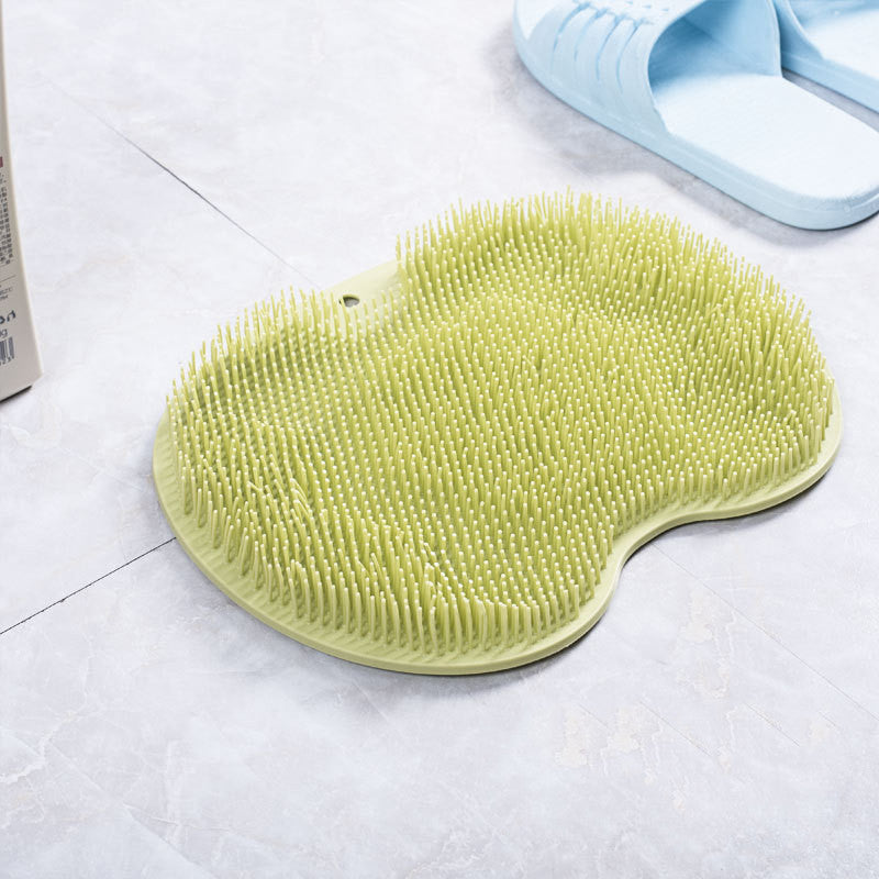 Silicone Body Scrubber with Massage and Cleansing Features for Feet and Back