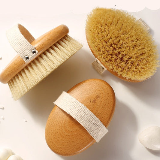 Bristle Bath and Body Brush, Body Fat Brush, Skin Brush, Hair Comp